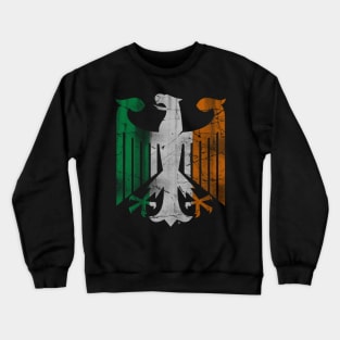 Vintage Irish German Heritage St Patrick's Day Crewneck Sweatshirt